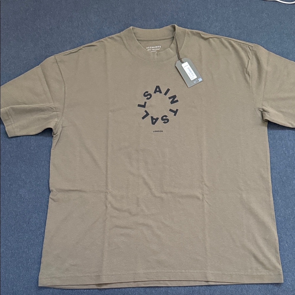 All Saints Olive Graphic Tee